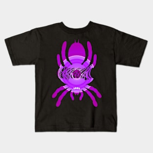 Tarantula Silhouette V154 (Radial) Kids T-Shirt